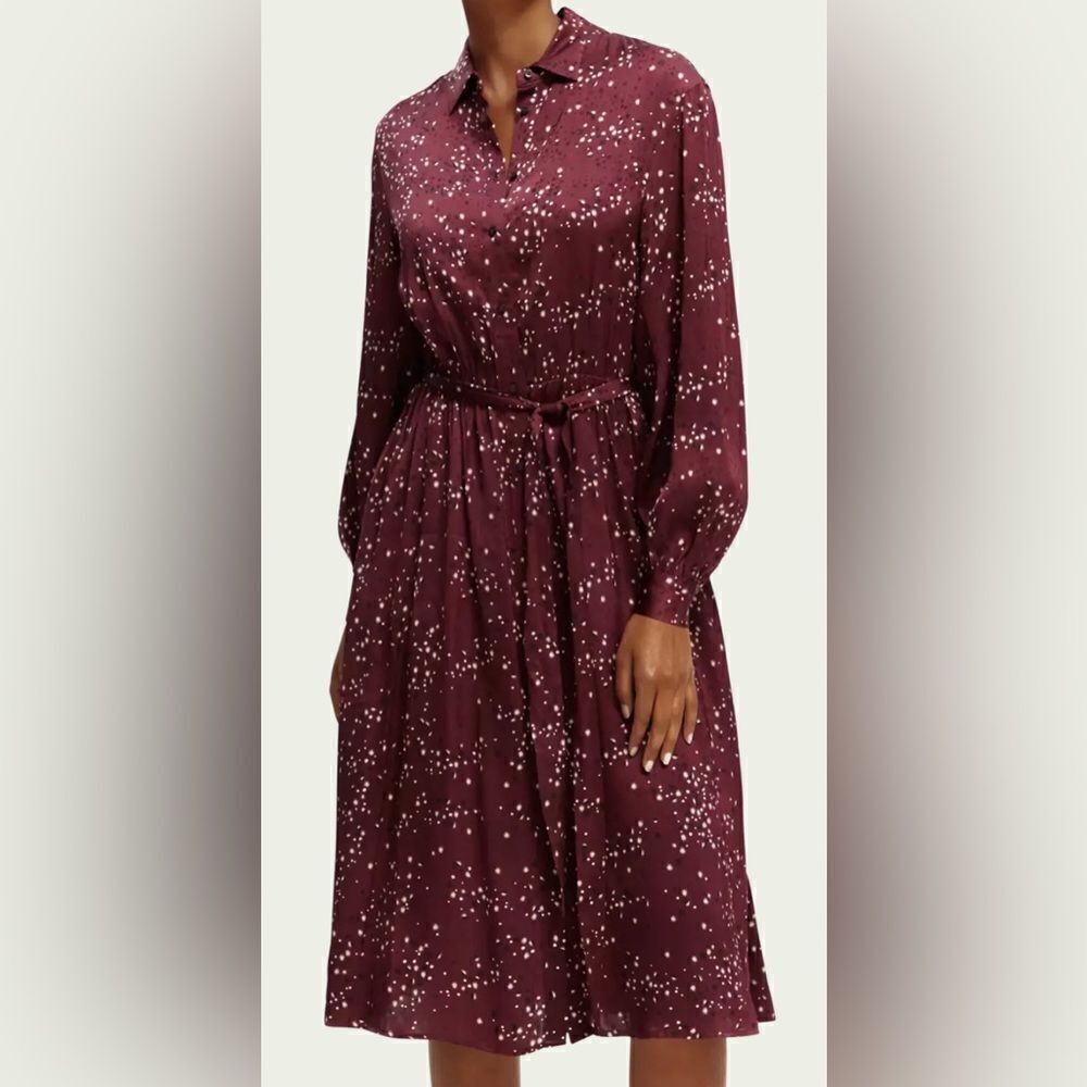 SCOTCH & SODA
Long-Sleeved Shirt Dress NWT Size XS